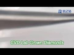 Dia 2.5 X 3Mm Colorless Cvd Diamond Cylinder Optical Grade Top And Bottom Polished