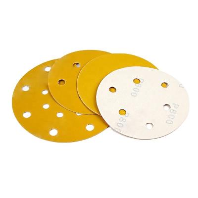 China loopyellow 6 inch hook and oxide discAluminum oxide polishing sanding disc for sale