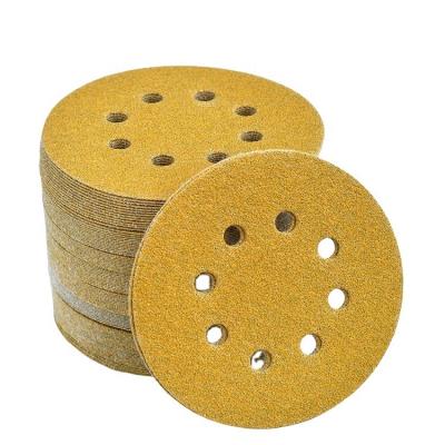 China 6 Inch Round Sand Paper 125mm Wet Abrasive Paper Quick Change Dry Grinding Sanding Disc For Car for sale