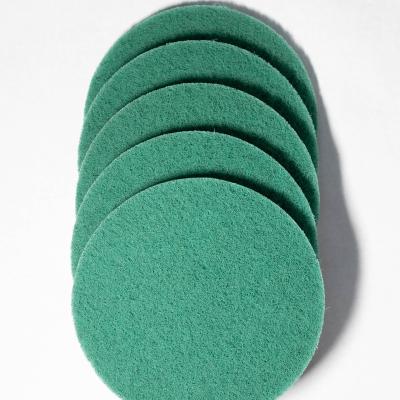 China Kitchen cleaninghigh quality hand flat polishing scouring pad 5 inch 125 mm 3 inch 75 mm for sale