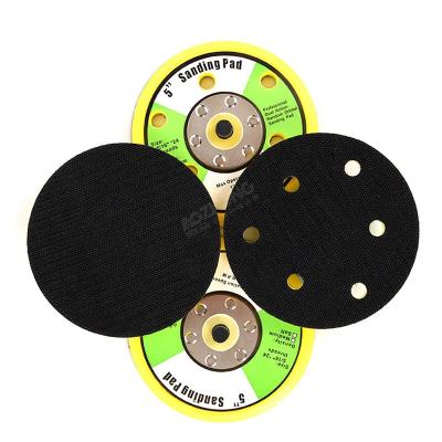 China High Quality 6 Hole Grinding Sanding Pad 75MM Abrasive 150MM Sanding Pads For Accessories Polishing for sale