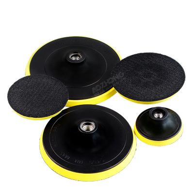 China Sand 125mm 150mm Durable Customizable Hook And Loop Abrasive Pad Series Electric Sanding Pads for sale