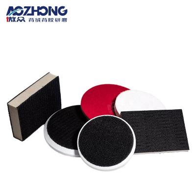 China High Efficiency Factory Selling 6 Interface 6 Pad 2022 Inch Hole Hook And Loop Interface Hot Polishing Pads For Wood Polishing for sale