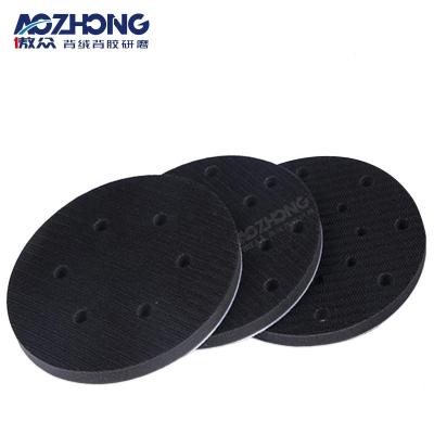 China Application Interface Pad 6 INCH 6 Hole Waterproof Wide Black 5 INCH Interface Pad For Car Paint Polish for sale