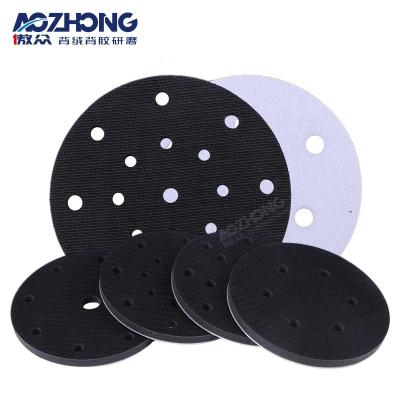 China 2022 Factory Hot Selling Tear-resistance Elastic Interface Pad Hook And Loop Sander Interface Pad For Wooden Car Paint Polish for sale