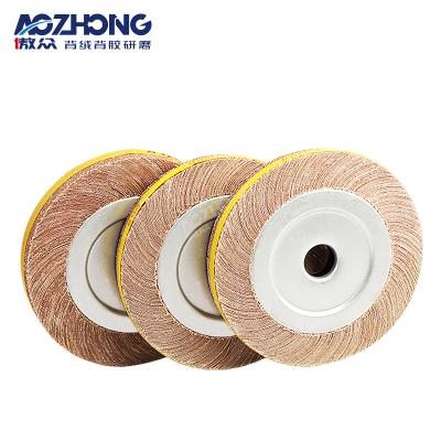 China Durable 300 x 50mm High Quality Zirconia Flap Wheel Fin Sanding Disc For Stainless Steel Machine Making for sale