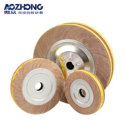 China Good Tools Durable Grinding Fin Wheel Customized Size With Spindle Used For Metal Stainless Steel for sale