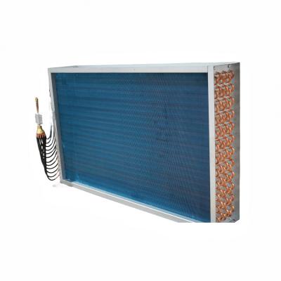 China Corrugated/Louvered/Flat Fin Type Benrun Corrugated Air To Air Fin Condenser Aluminum Tube And Heat Exchanger for sale