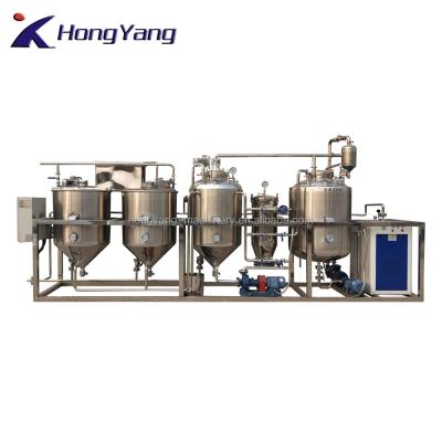 China High Oil Output And Easy Operation Hongyang Oil Refinery Machine / Animal Vegetable Oil Refinery Equipment for sale