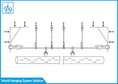 China Quick Adjust Height HVAC Hanging Kit Heavy Bearing Load Capacity Durable for sale