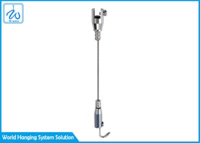 China 7 X 7 Artwork Cable Hanging System With Hook , Automatic Lock Line Photo Hanging System for sale