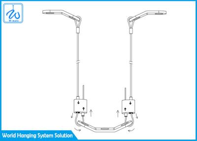 China 3048mm HVAC Seismic Bracing Kit , Pathway Products Cable Bracing System for sale