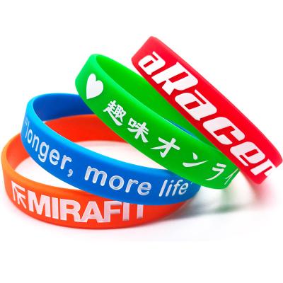 China 2022 Religious Hot Selling Logo Silicone Wristband Eco-Friendly Custom Cheap Custom Bracelet No Minimum Advertising Gifts for sale