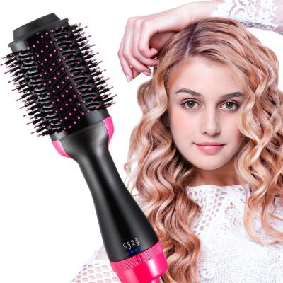 China Professional Salon Tools USA Hot Selling 360 Degree Blow Dryer Brushes 3in1 One Stage Hair Dryer Style Volumizer Negative Ion Straightening Hair Brush for sale