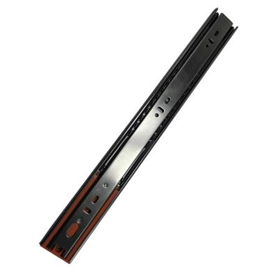 China 45mm Modern Cabinet Rail Slide Rail Guide Telescopic Soft Closing Drawer Slides for sale