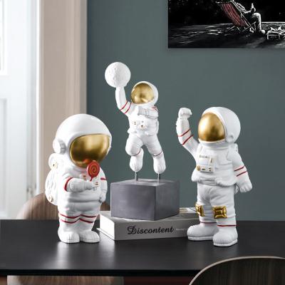 China Hot Sale Home Decor Astronauts Statue Spaceman Resin Spaceman Sculpture Astronaut Astronaut Decor Kids Sale Spaceman Resin Home Decor for sale