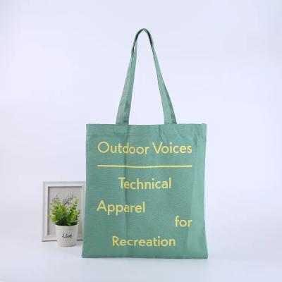 China Custom Printed 100% Recyclable Plain Cotton Canvas Tote Bags Natural Color Organic Cotton Tote Bag Printed Shopping Bags for sale