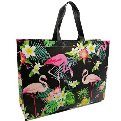 China eco-friendly promotional printing reusable rpet shopping bag non woven polypropylene tote bag for sale