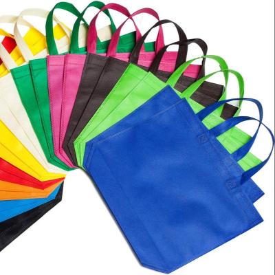 China Cheap Reusable Eco-Friendly Advertising Tote Non Woven Shopping Bag Tote Bag Promotional pp non-woven bag eco-friendly for sale