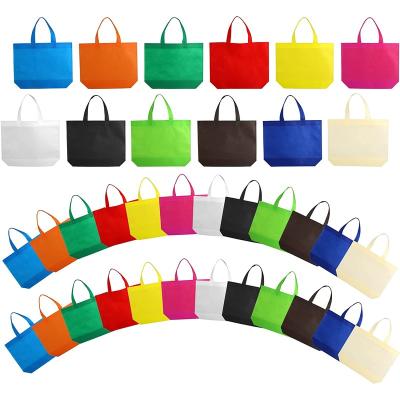 China Eco friendly reusable grocery store recycled ecobag pp nonwoven bags laminated non woven fabric carry shopping bag with custom print logo for sale