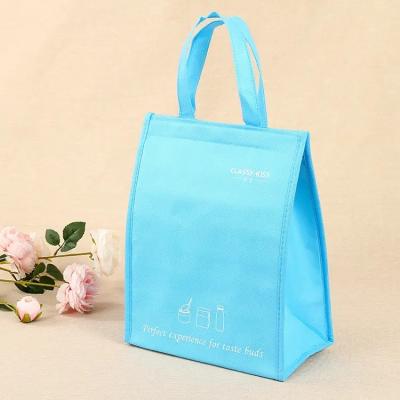 China Custom Waterproof Nonwoven Insulated Thermal Picnic Food Delivery Bag BBQ Lunch Cooler Bag Waterproof Promotion for sale