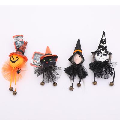 China Activity Decoration Halloween Toys Popular Ghost Pumpkin Hanging Scary Witch Cat Hanging Halloween Party Decoration Toys Popular Scary Decoration for sale