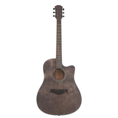 China Flawless Hricane On Sales 39inch 41inch Acoustic Guitar For Beginners Counter Top Mahogany for sale