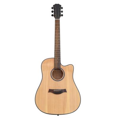 China Sale 39inch 41inch Acoustic Guitar Hricane Acoustic Guitar For Beginners Flawless Top Mahogany Guitar for sale