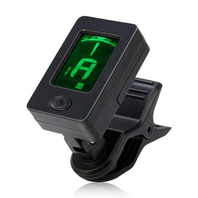 China New Design OEM GUITAR Tuner Electronic Digital Tuner Clip Chromatic Removable Ukulele Accessories for sale