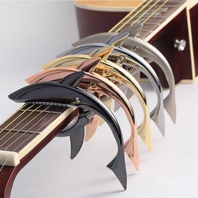 China Suit for all kinds of guitars brand top grade multi function accessories shark capo guitar multi package zinc alloy material for sale