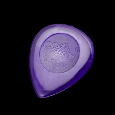 China Wholesale Good Quality Sand Process Grinding Drop Shaped Guitar Middle Piece Big Picks Durable Clear Custom Guitar Pick for sale