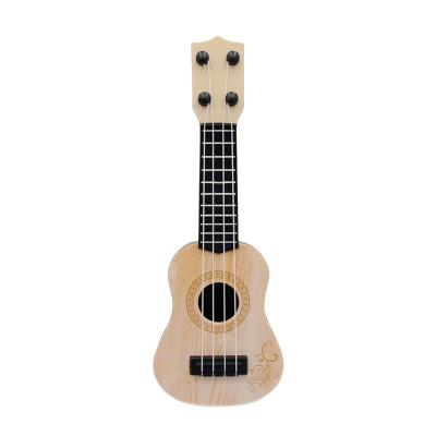 China Cheap ABS Plastic Hricane Lightening Musical Instrument 4 Strings Ukulele For Kids Children Toys for sale