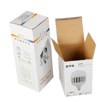 China Recyclable Custom Paper Corrugated Led Light Bulb // Led Lamp Packaging Box Design for sale