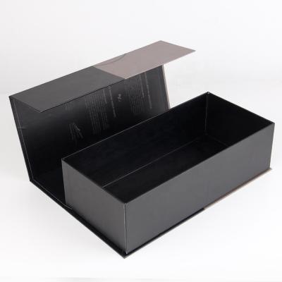 China Handmade Custom UV Process Coated Paper Cardboard Printed Book Shape Paper Box Gift With Magnetic Lid End for sale