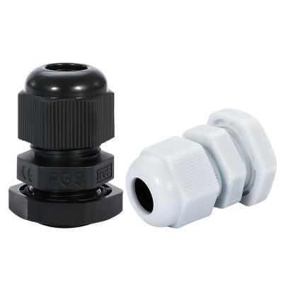 China Joint Plug Firmly Cable Nylon Cable Gland Waterproof IP68 Adjustable 3-18mm NPT 3/4 NPT 1/2 PG13.5 PG11 PG9 PG7 (Black) for sale