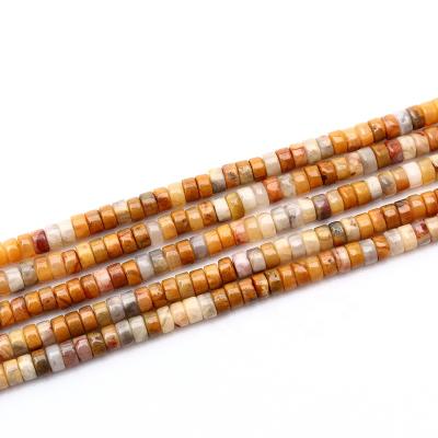 China Natural Popular Crazy Shape Agate Wheel Beads Loose Beads For DIY Jewelry Making for sale