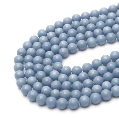 China High Quality Natural Na Gemstone Loose Beads 4mm-12mm Blue Angel Stone For Fashion Accessories for sale