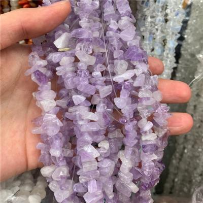 China Na New Arrival Irregular Lavender Jade 5-8mm Beads Natural Purple Lavender Jade Beads for sale