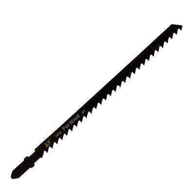 China Lower Prices T344D T-Shank Serrated Blade 6 Inch Long Jig Saw Blade For Fast Cutting Wood for sale