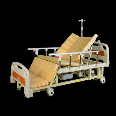 China Hospital Nursing Home DH04 Manual electric biservice household turning over nursing bed Manual defecation hole home care nursing hospital patient bed for sale