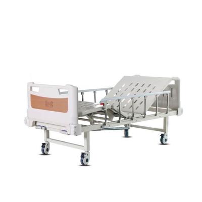 China Hospital Nursing Home YH-S14 Two cranks hospital bed manual medical hospital nursing bed for patient price for sale