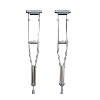 China Convenient Manufacturer high quality aluminum alloy patient with armpit crutches underarm crutch for sale