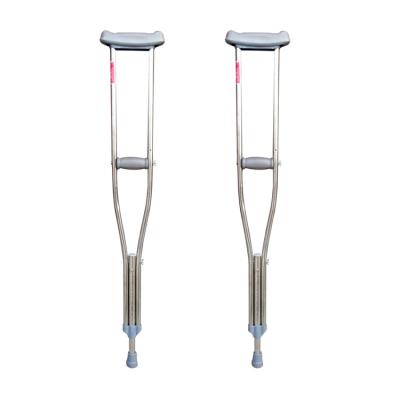 China Convenient Adult Crutches Adult Armpit Crutches Aluminum Non-slip Fracture Disabled walking stick Crutches Adjustable for sale