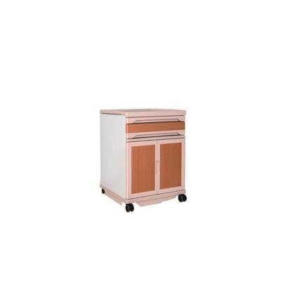 China Convenient YH-C05 cheap mobile ABS plastic bedside cabinet medical bedside locker table for hospital for sale