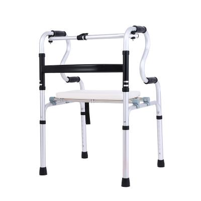 China Convenient Folding Dual Release Aluminum alloy Walking Aid for sale