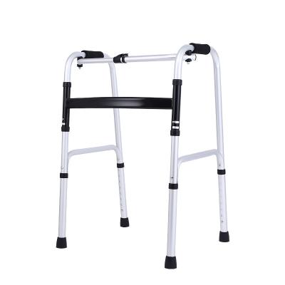 China Convenient Adjustable Four Legs Medical Walking Stick Crutch folding walker cheap walking aid forearm adult walker for sale