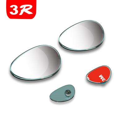 China Angle adjustable New Car Transparent Glass Blind Spot Parking Mirror Wide Angle Convex Rear View Mirror for sale