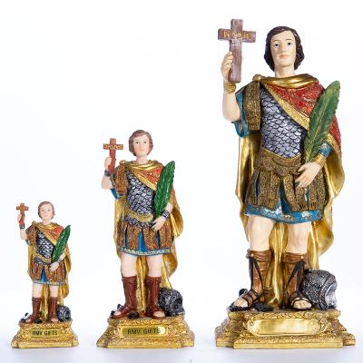 China Europe Abigail Factory Religious Resin Holy Artifact Table Top Household Church Cross Holy Cross Christmas Holiday Decorations for sale