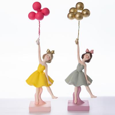 China Abigail Factory Nordic classic light luxury creative balloon girl's beautiful combination decoration gift resin opens wholesale for sale