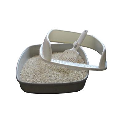 China Classic Wholesale Price Open Litter Box Cat Litter Box & Accessories With Free Scoop for sale